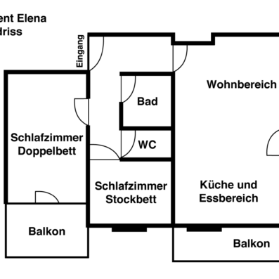 Appartement Elena Grundriss Rohrmoos Untertal Schladming